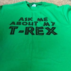 T. rex flip shirt HILARIOUS